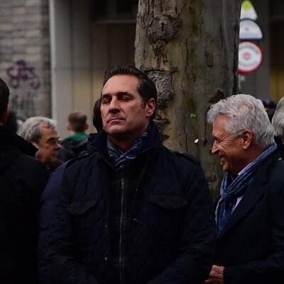 Asyl-Demo in Floridsdorf