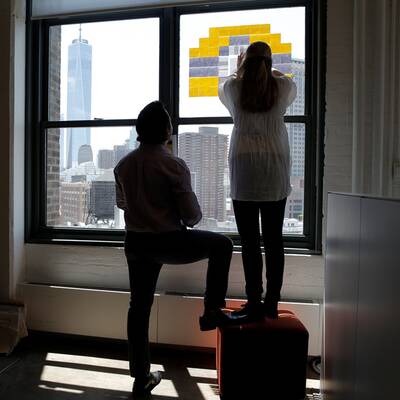 Post-it-Challenge in New York