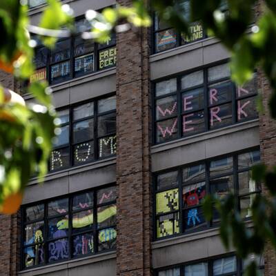 Post-it-Challenge in New York