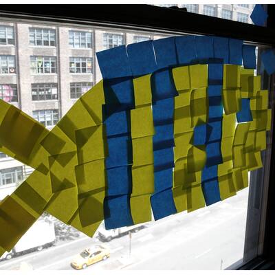Post-it-Challenge in New York