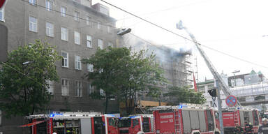 Haus in Flammen: Feuerinferno in Wien 