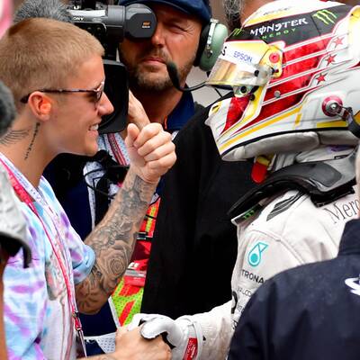 Lewis feiert mit Bieber