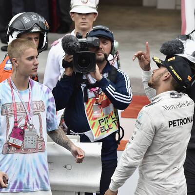 Lewis feiert mit Bieber