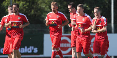 ÖFB-Team: Letztes Geheimtraining vor dem Abflug