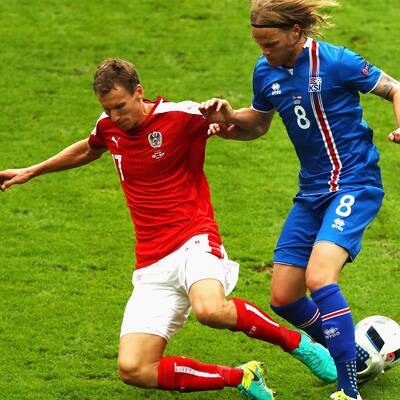 Österreich gegen Island