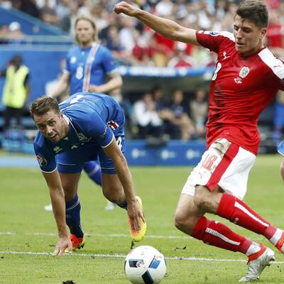 Österreich gegen Island