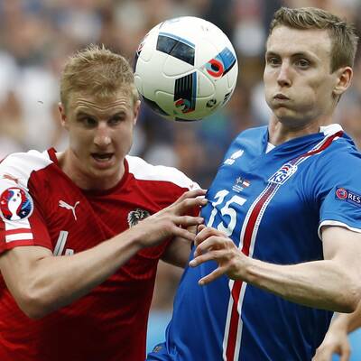 Österreich gegen Island