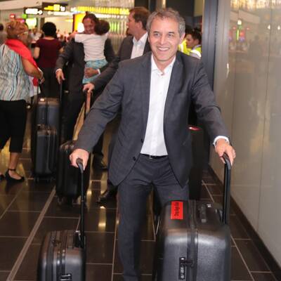 Herzlicher Empfang für ÖFB-Stars