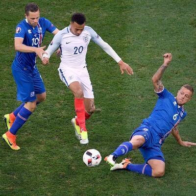 Die besten Bilder England gegen Island