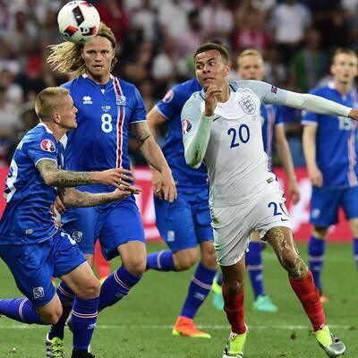 Die besten Bilder England gegen Island