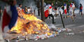 Ausschreitungen in Pariser Fanzone
