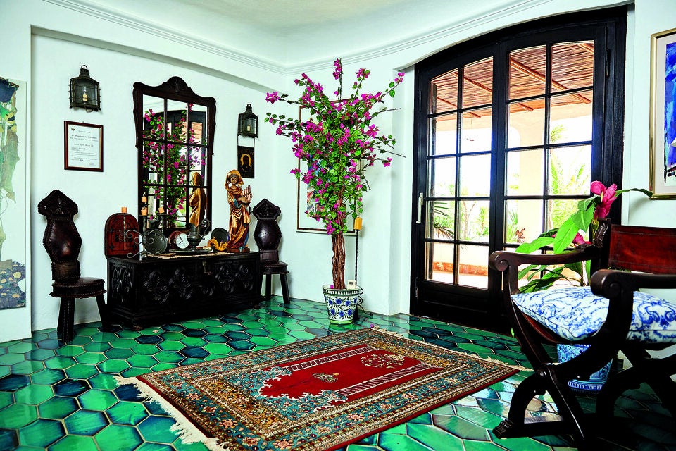 Im Interieur finden sich viele Erinnerungsstücke wieder, wobei Koller stets darauf Wert legte, dass das Anwesen seinen ­typisch portugiesischen Charakter behält.