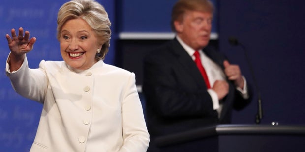 Clinton gewinnt letztes TV-Duell vor US-Wahl