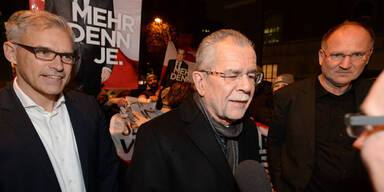 Dutzende Fans begrüßten Hofburg-Kandidaten