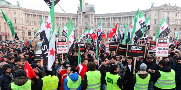 Syrer Demo Wien