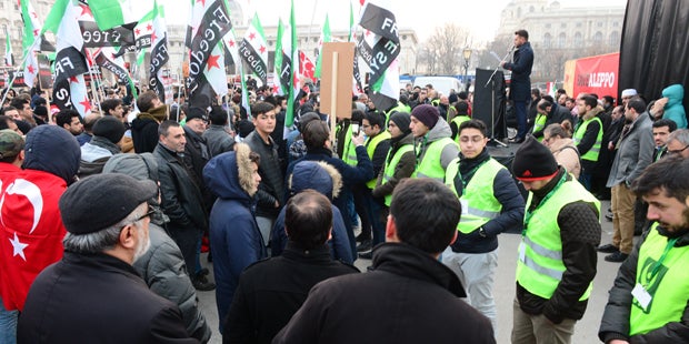Syrer Demo Wien