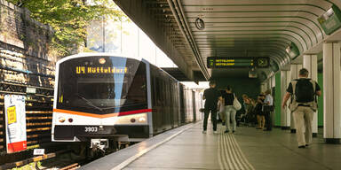 Teilsperre der U4 &uuml;bers Wochende