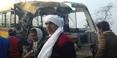 Indien Busunfall