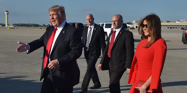 Donald Trump ist bereits urlaubsreif