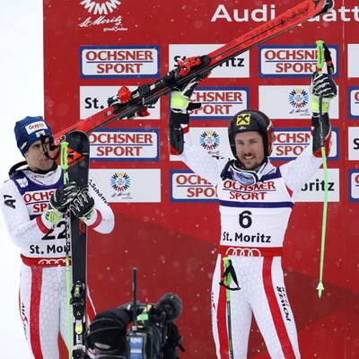 Hirschers Triumph in Bildern