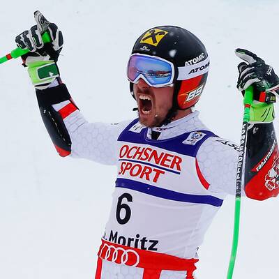 Hirschers Triumph in Bildern