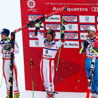 Hirschers Triumph in Bildern