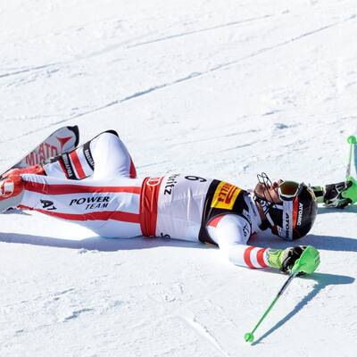 So jubelten Hirscher & Feller