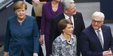 Merkel Steinmieer Angelobung gauck
