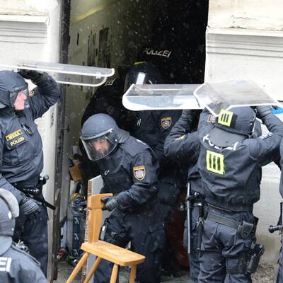 Abtransport der Möbel