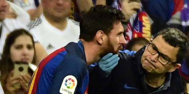 Messi Blut Clasico