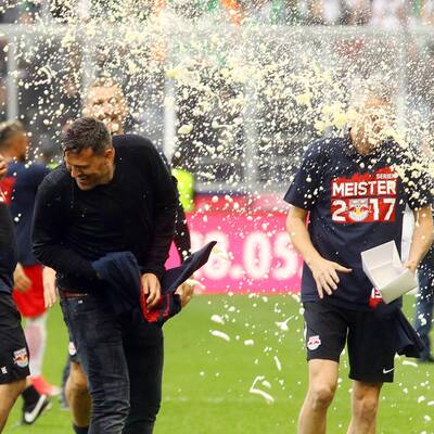 So feierten die Bullen den Titel