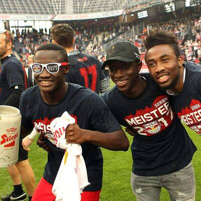 So feierten die Bullen den Titel