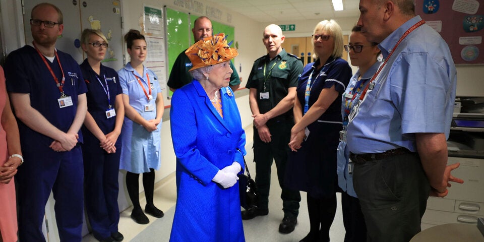 Queen Terroroper Manchester Spitalbesuch