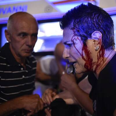 Die Bilder zu Massenpanik in Turin