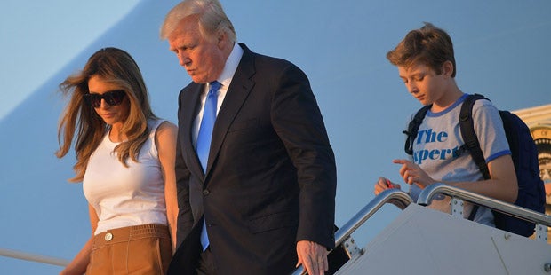 Trump Donald Melania Barron Fidget Spinner