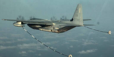 KC-130 Milit&auml;rflugzeug Mississippi