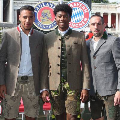 Bayern-Stars auf der Wiesn