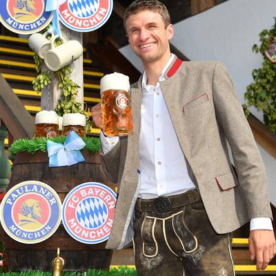 Bayern-Stars auf der Wiesn