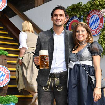 Bayern-Stars auf der Wiesn