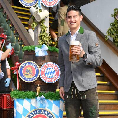 Bayern-Stars auf der Wiesn