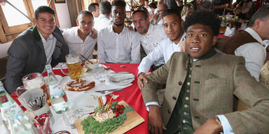 Bayern-Stars auf der Wiesn