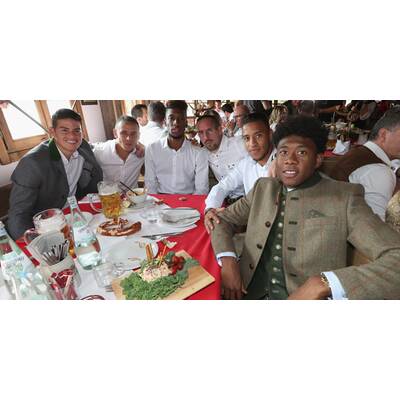 Bayern-Stars auf der Wiesn