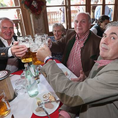 Bayern-Stars auf der Wiesn
