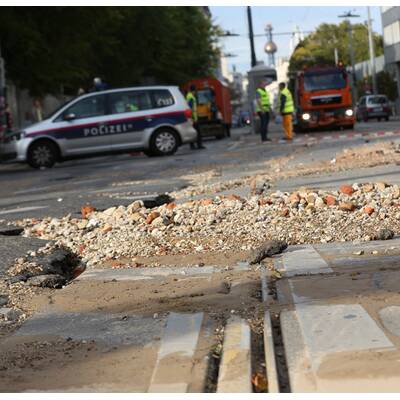 Rohrbruch setzt Alsergrund unter Wasser