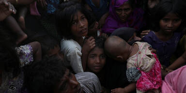 Gefl&uuml;chtete Rohingyas auf Insel unterbringen