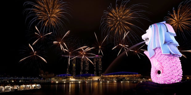 Singapur Silvester 