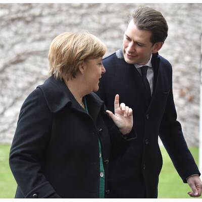 Merkel empfängt Kurz in Berlin