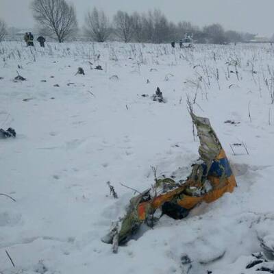 Russisches Flugzeug abgestürzt