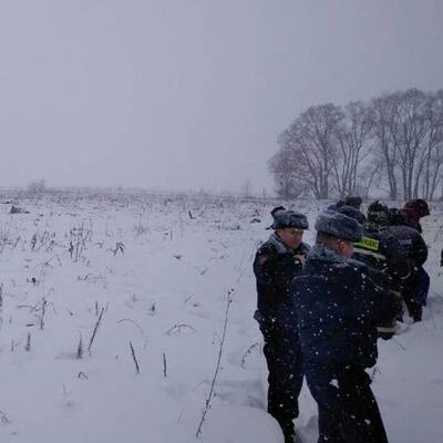 Russisches Flugzeug abgestürzt