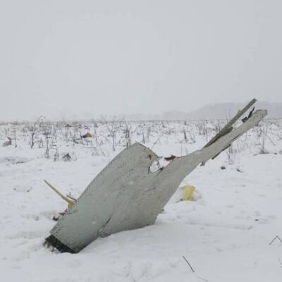 Russisches Flugzeug abgestürzt